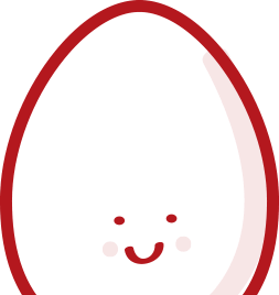 Egg with happy face