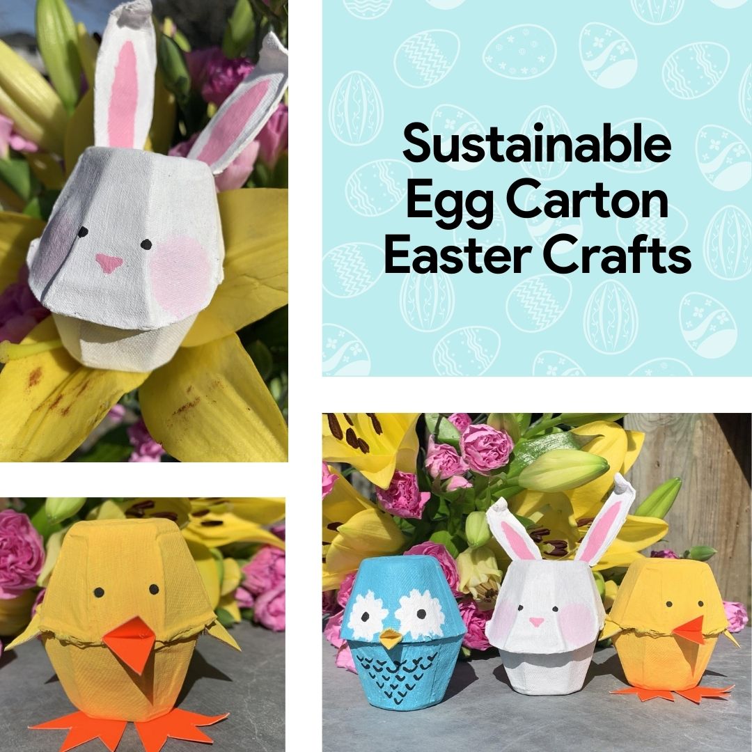 Easter egg carton crafts