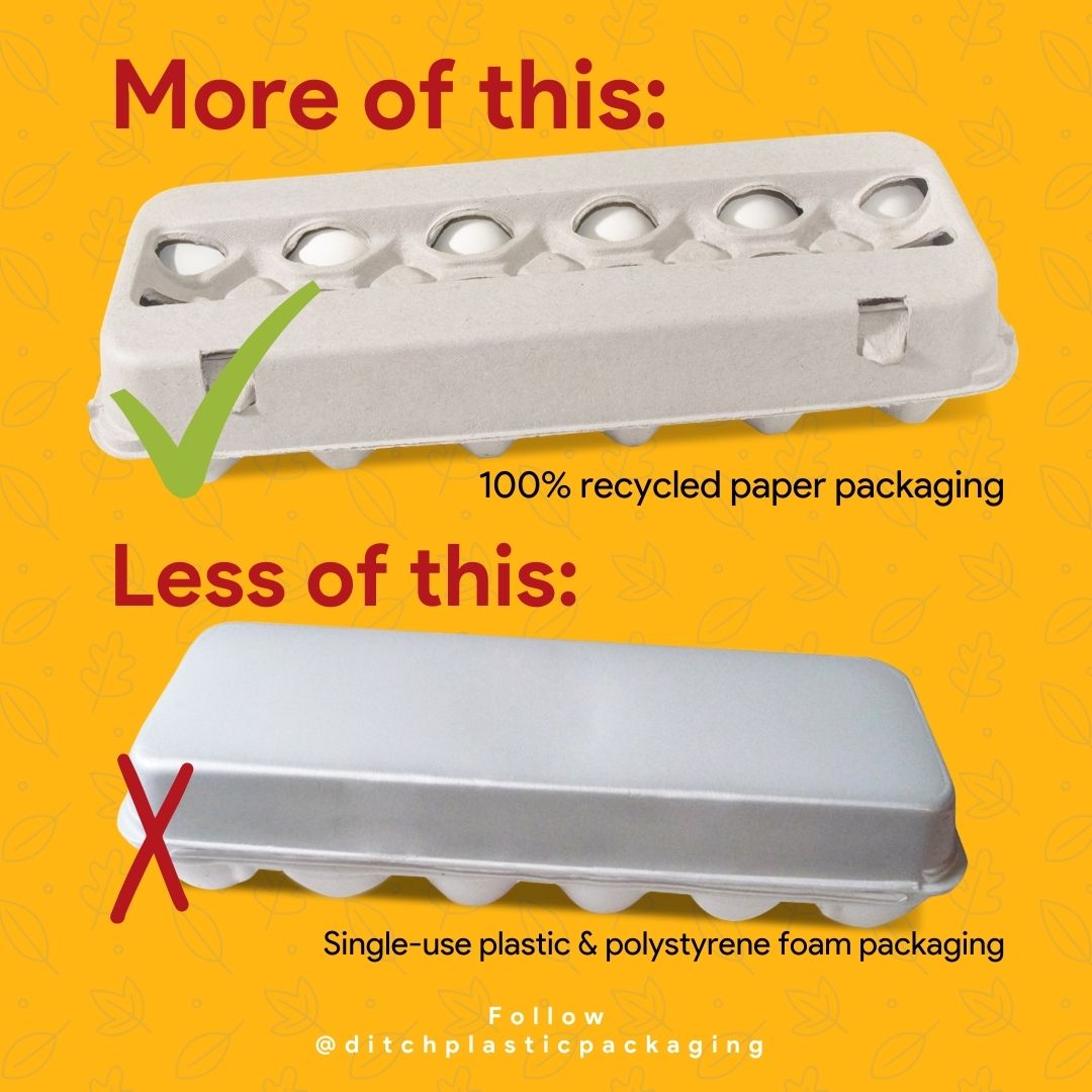 100% recycled paper packaging