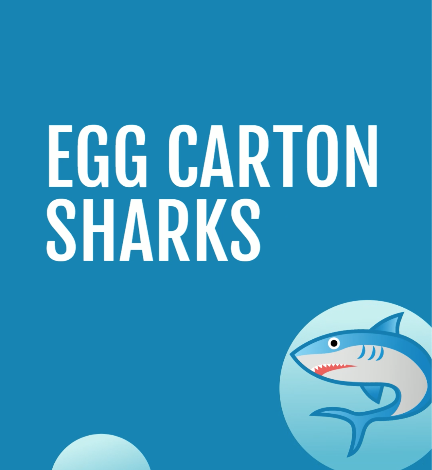egg carton sharks