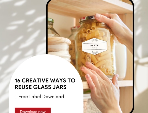 16 Creative Ways To Reuse Glass Jars | FREE Label Download